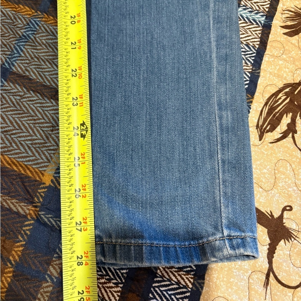 White House Black Market The Girlfriend Jeans Size 2 Skinny Stretch Distressed - Picture 10 of 11